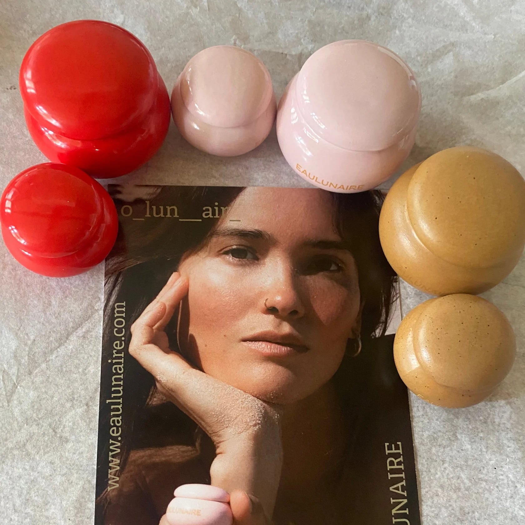 EAULUNAIRE Big Version Ciel Lip & Cheek Balm | Lune Rouge {Red}