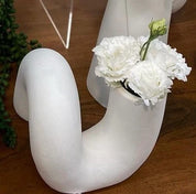 Le Forge Ceramic Tube Vase | White