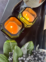 Sachii Nettle Emerald Green Candle | Tall Large
