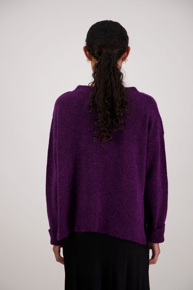 Briarwood Feather Jumper | Purple