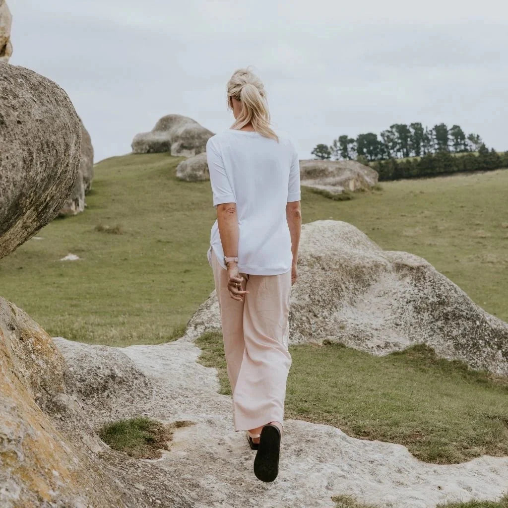 Moke Ruby Womens Tee | White