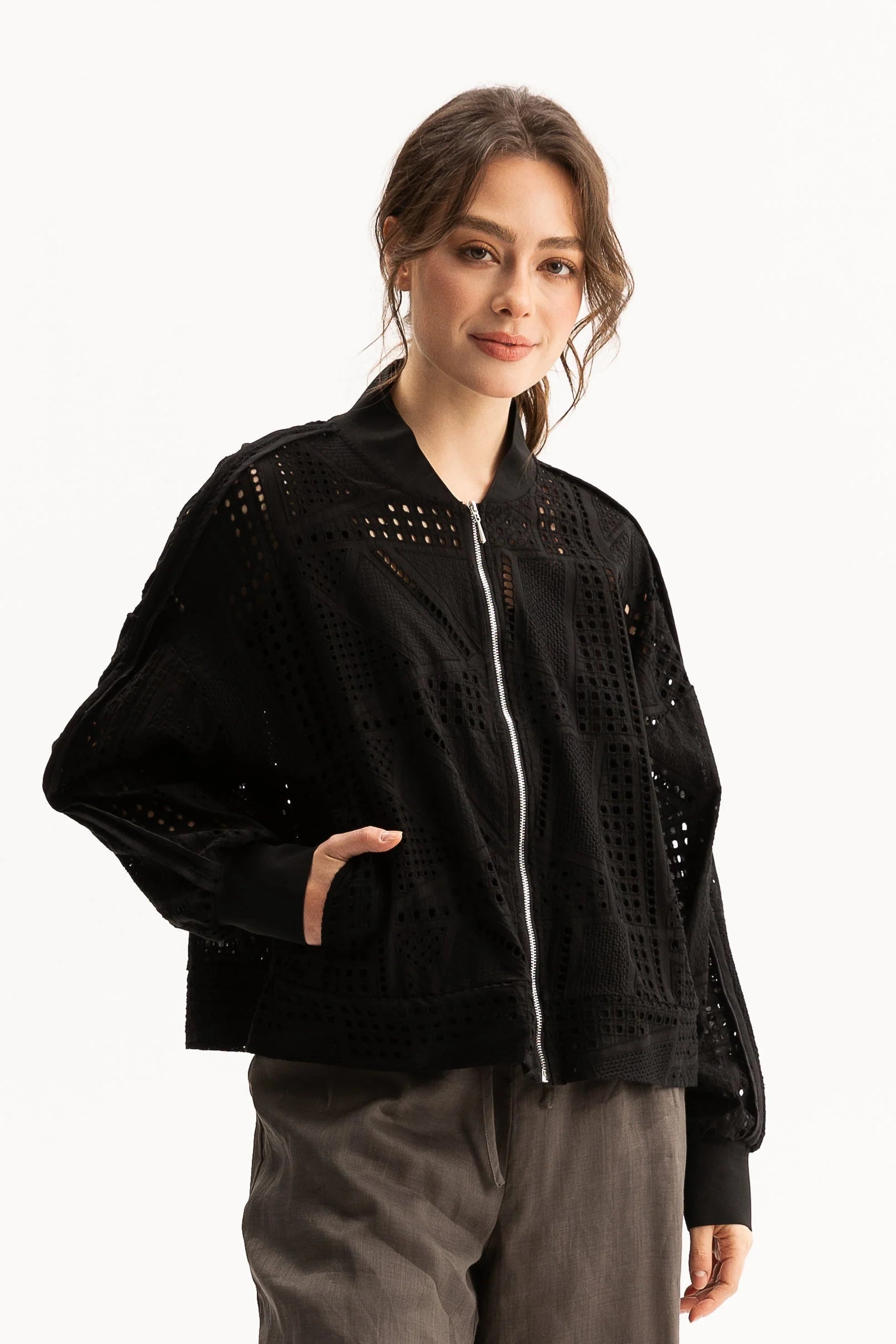 Blacklist Cora Bomber Jacket | Black