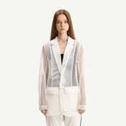 Bone & Arrow Tilly Blazer | White