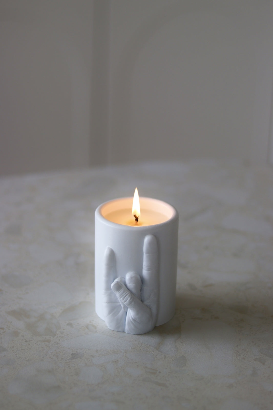 Candle Hand Soy Candle | You Rock