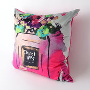 Art Cushion Velvet No5 Floral | Pink