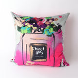 Art Cushion Velvet No5 Floral | Pink
