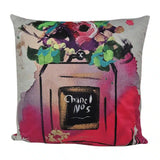 Art Cushion Velvet No5 Floral | Pink
