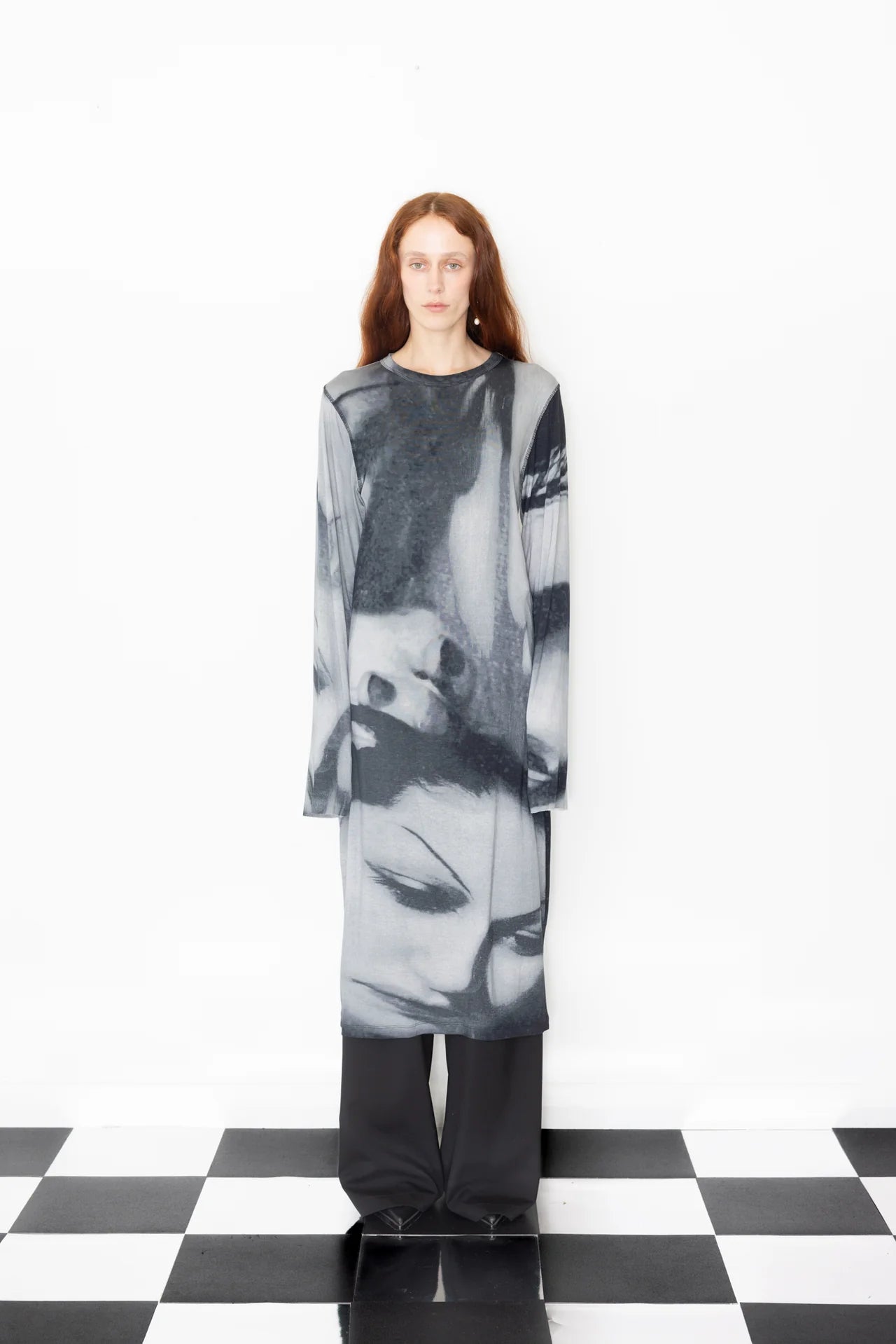 Jimmy D Doric Long Sleeve Tee Dress | Mysterious Woman