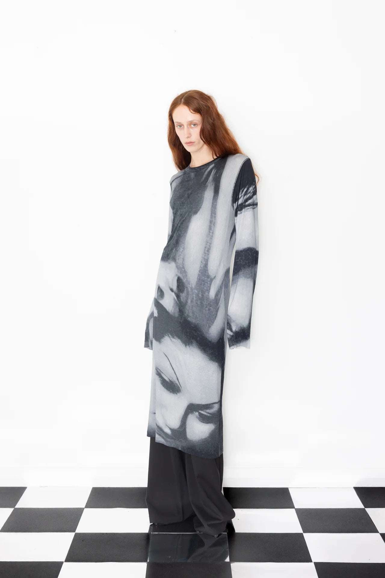 Jimmy D Doric Long Sleeve Tee Dress | Mysterious Woman