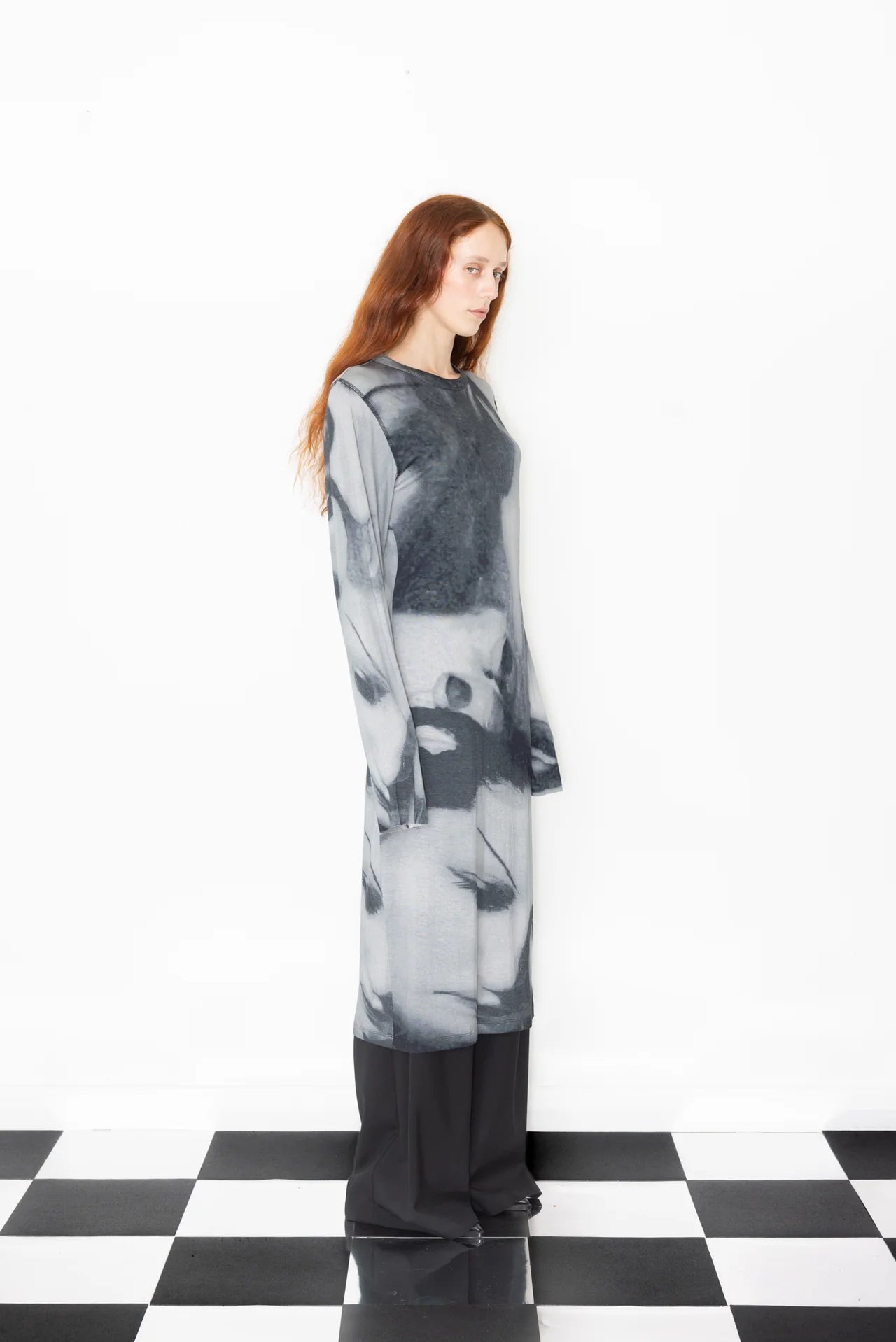 Jimmy D Doric Long Sleeve Tee Dress | Mysterious Woman