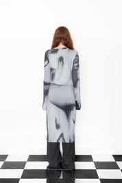 Jimmy D Doric Long Sleeve Tee Dress | Mysterious Woman