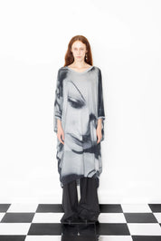 Jimmy d Flounder Jersey Dress | Mysterious Woman