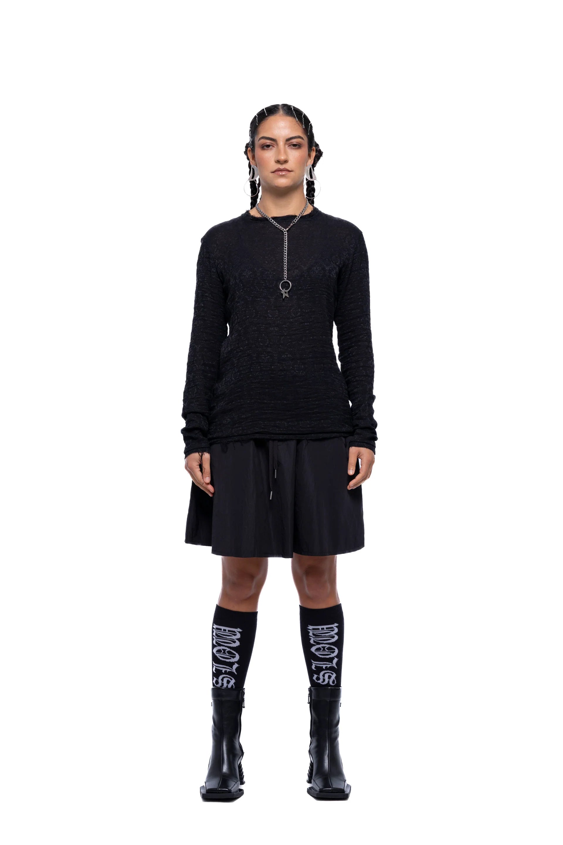 J Palm Helena Top | Black Filigree