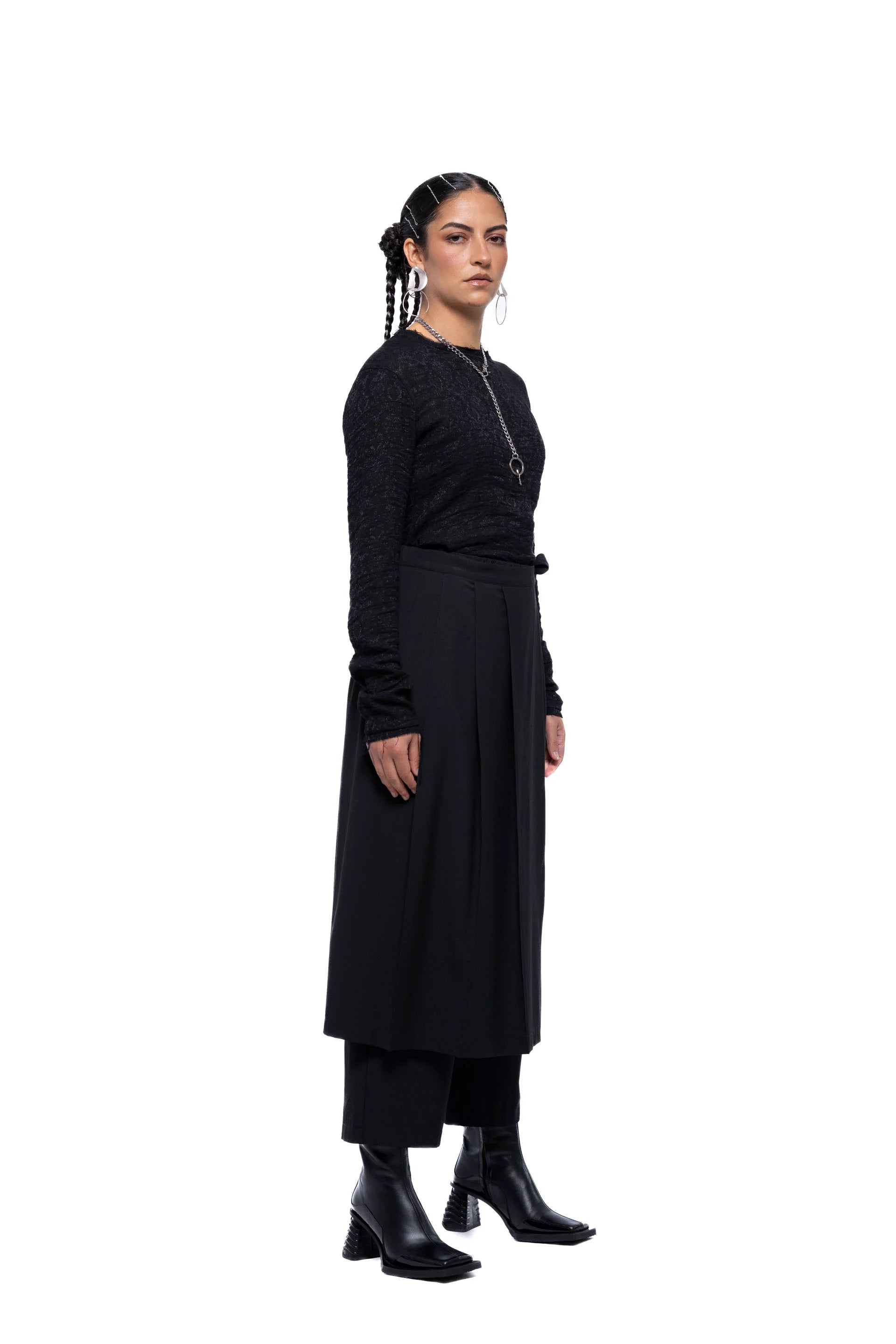 J Palm Greta Skort | Black