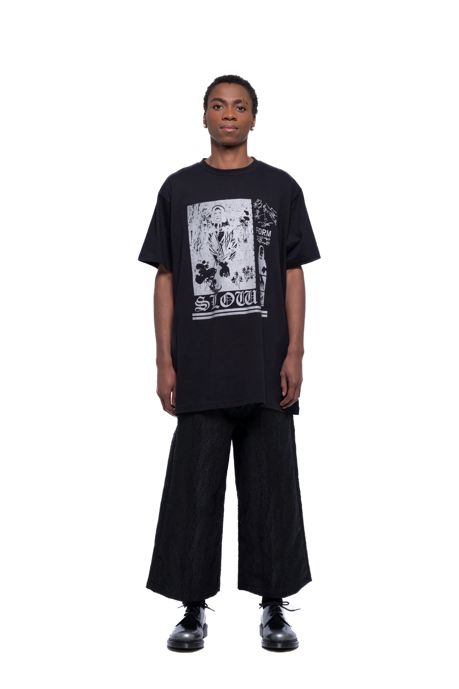 J Palm Slow Form T Shirt | Black