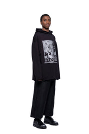 J Palm Slow Form Hoodie | Black