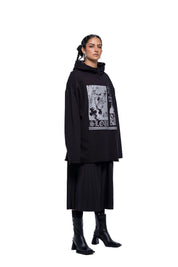 J Palm Slow Form Hoodie | Black