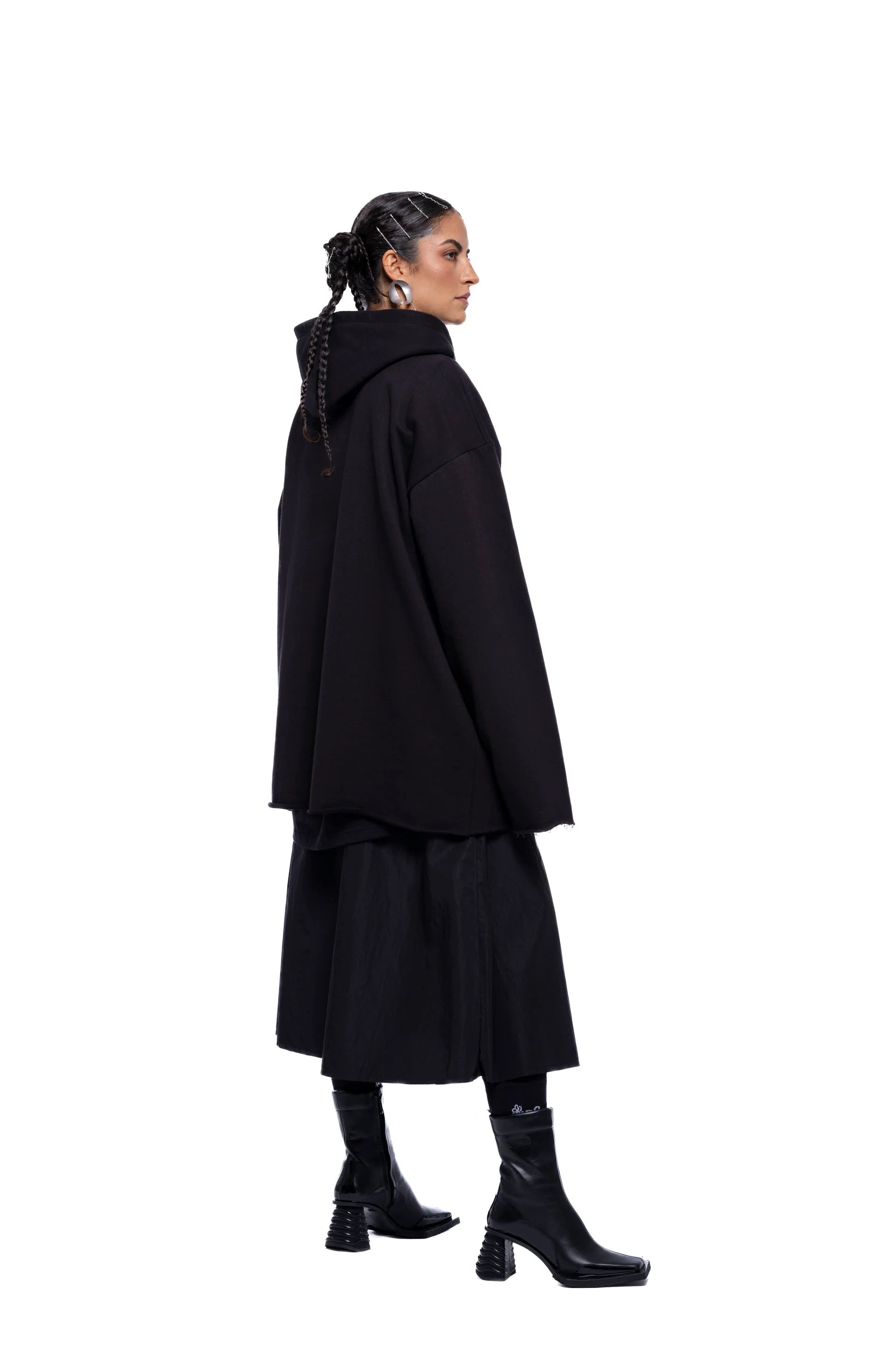 J Palm Slow Form Hoodie | Black