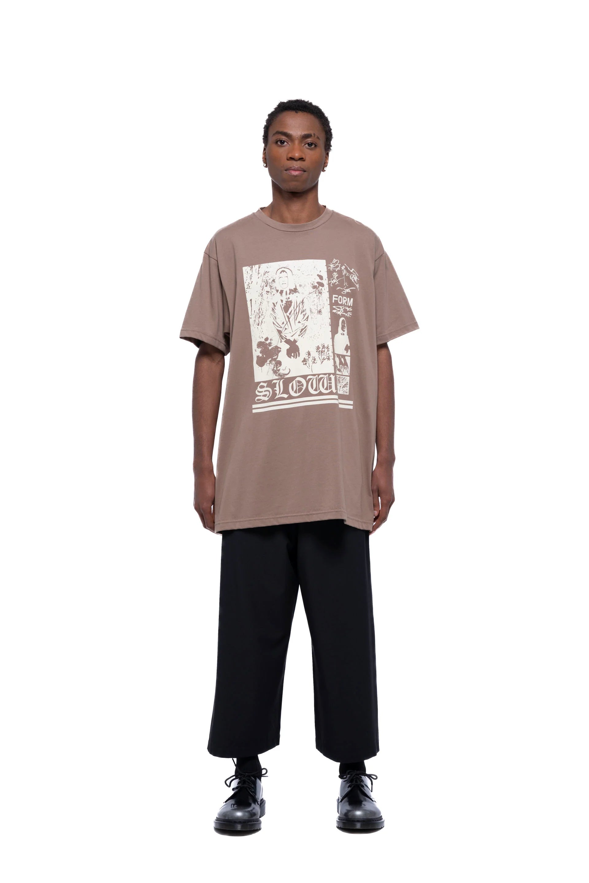 J Palm Slow Form T Shirt | Fawn