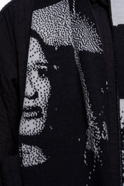 J Palm  Slow Form Scarf | Black White