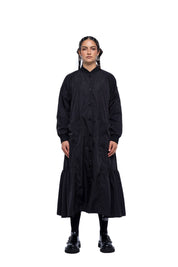 J Palm Gertrud Bomber Dress | Black Sport