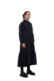 J Palm Gertrud Bomber Dress | Black Sport