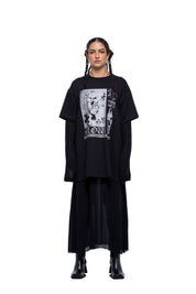 J Palm Slow Form T Shirt Dress | Black