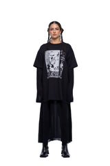 J Palm Slow Form T Shirt Dress | Black