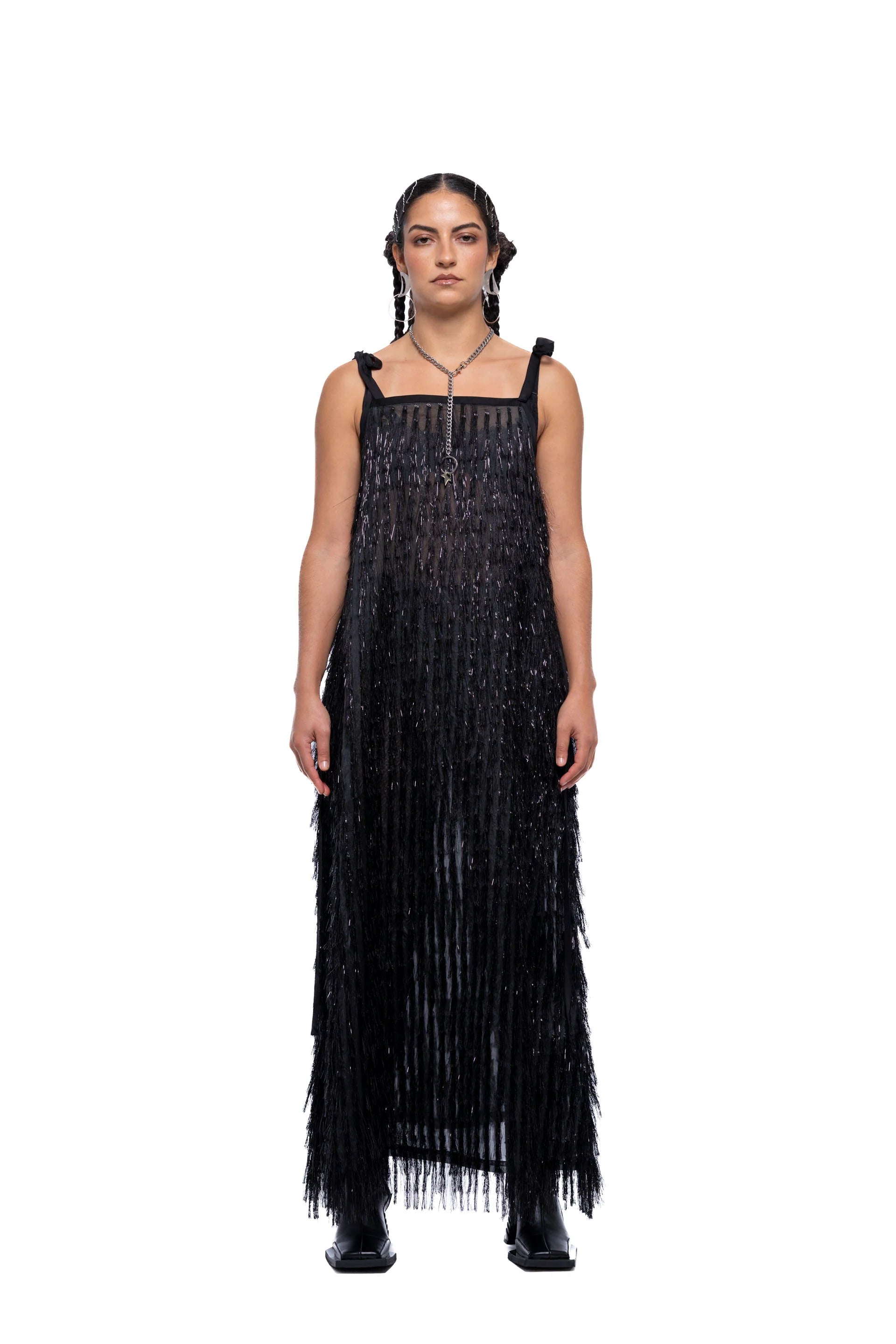 J Palm Pia Dress | Black
