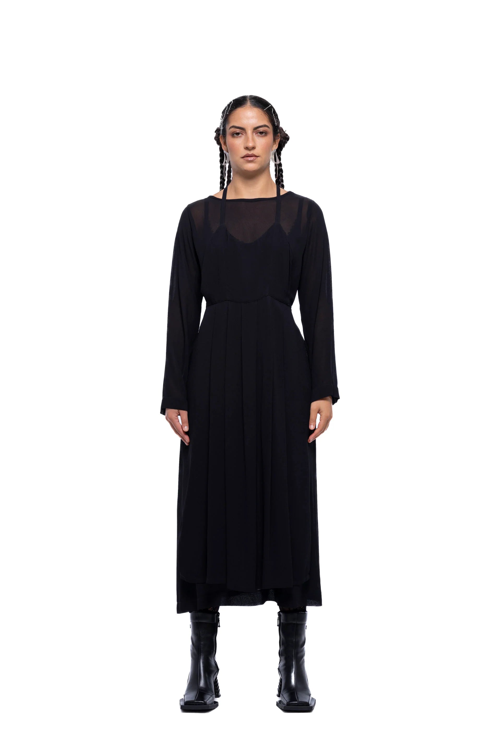 J Palm Ingeborg Dress | Black