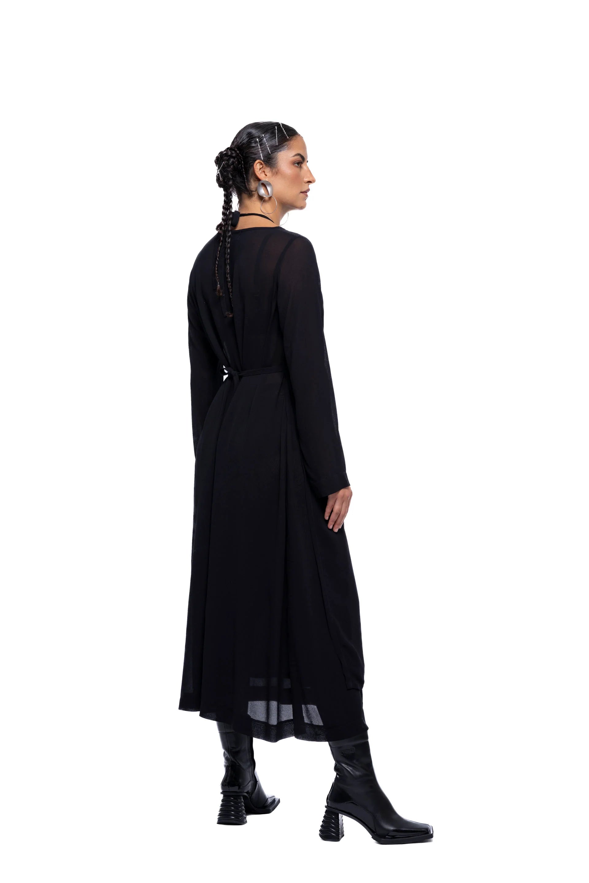 J Palm Ingeborg Dress | Black