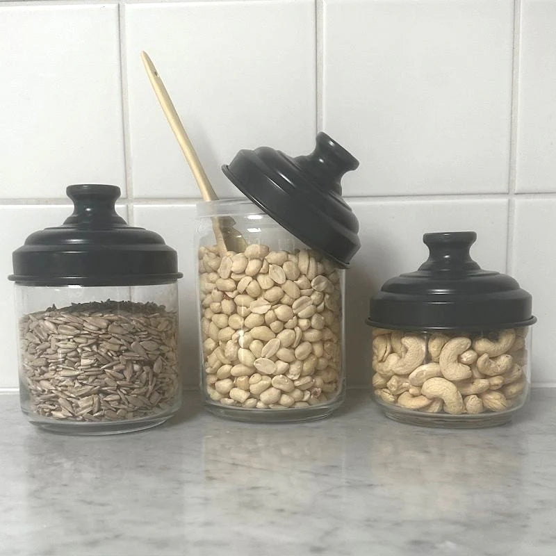 Ottinetti Italian Storage Jars | Charcoal Lid