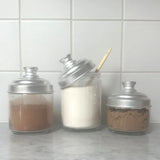 Ottinetti Italian Storage Jars | Matt Aluminium Lid