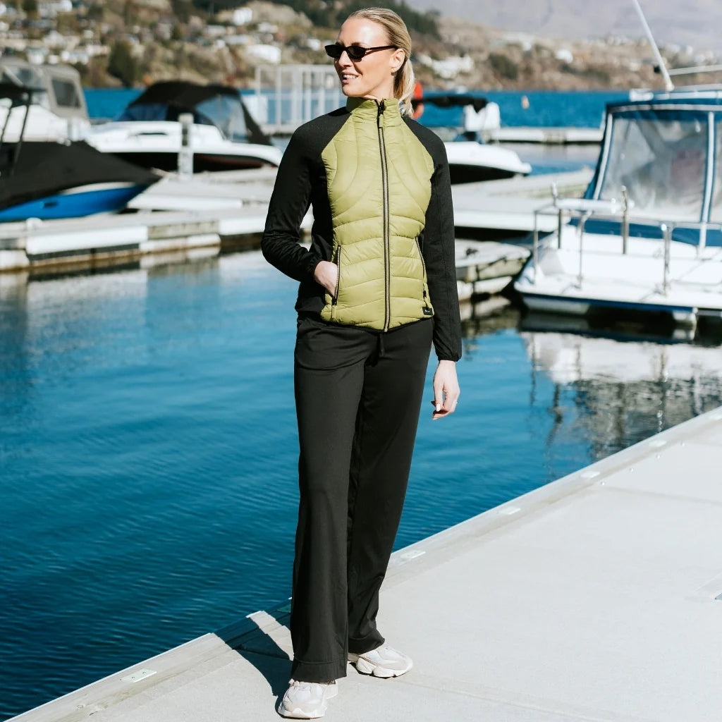 Moke Jen Womens Active Jacket | Avocado