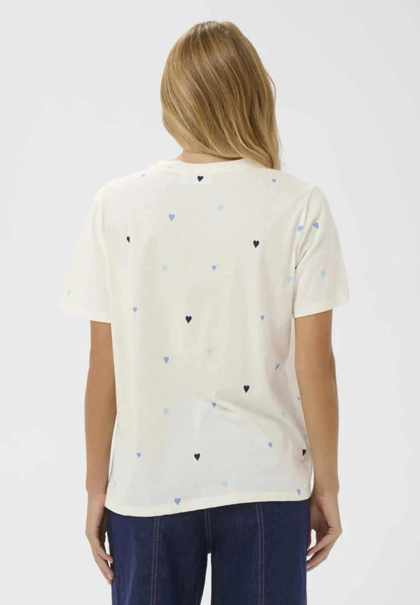 St Tropez Johanna T Shirt | Iced Blue