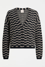 Elk  Lunz Cardi | Black Beige