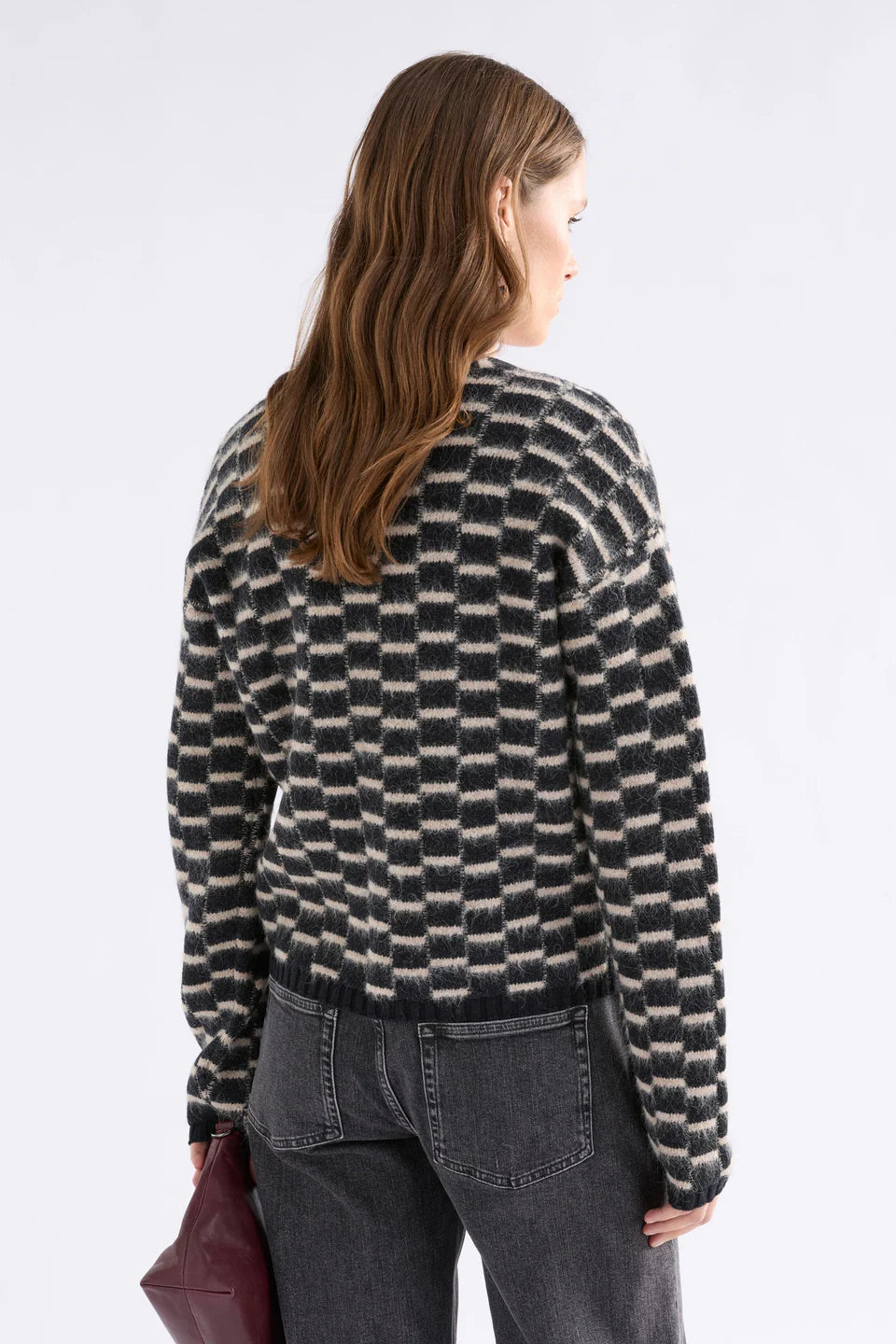 Elk  Lunz Cardi | Black Beige