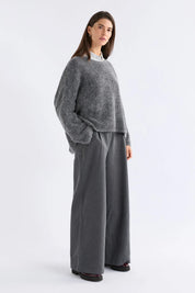 Elk Agna Sweater | Grey Marle
