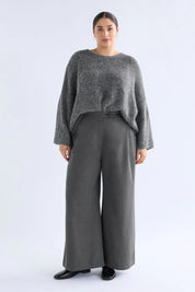 Elk Agna Sweater | Grey Marle