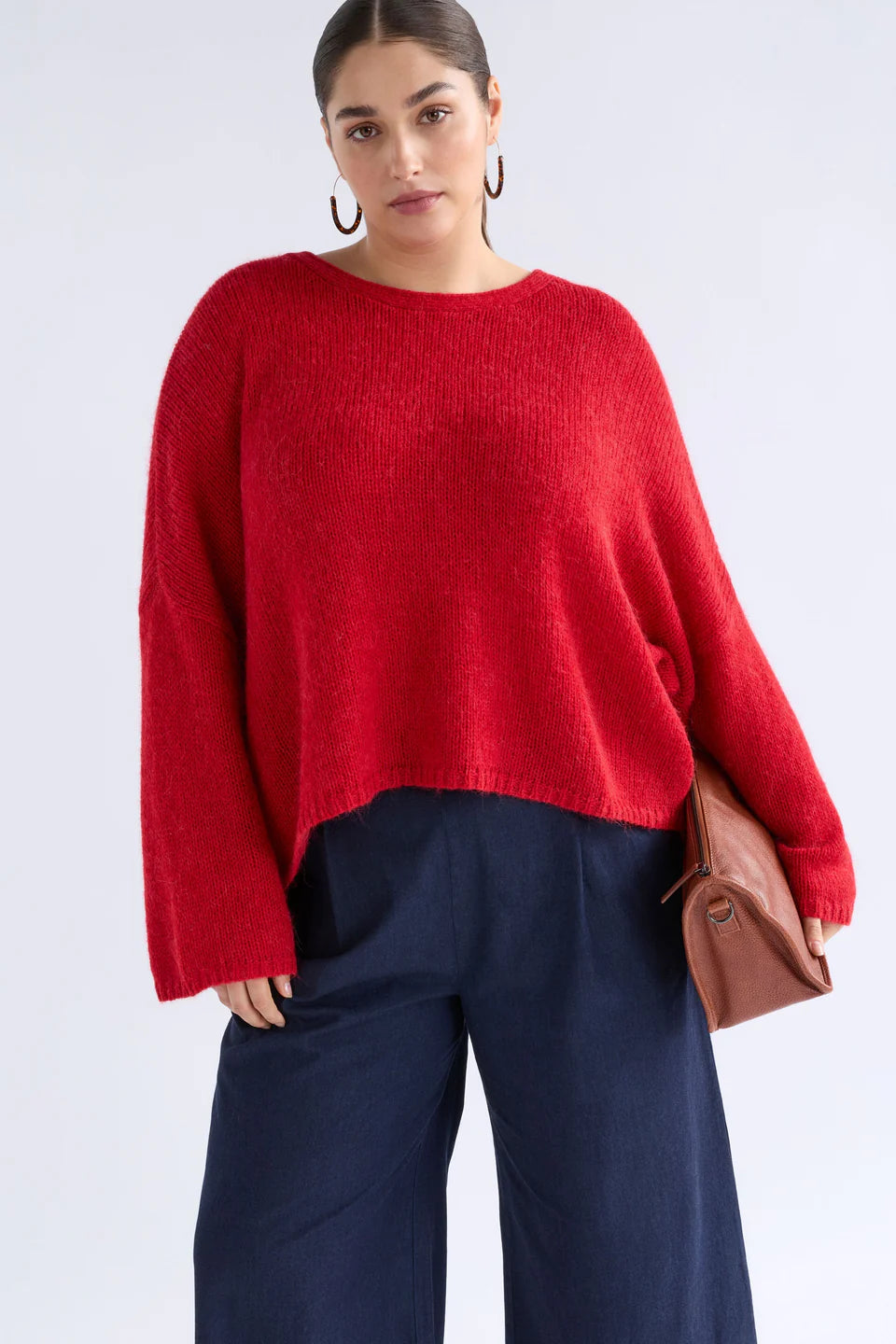 Elk Agna Sweater | Flame Red