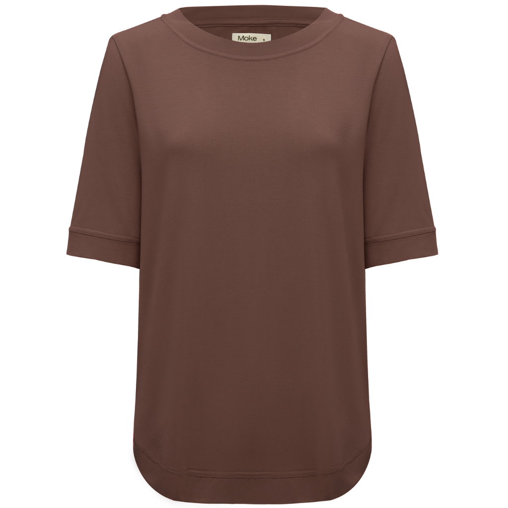Moke Ruby Tee | Cocoa