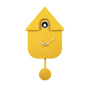 Karlsson Modern Cuckoo Clock | Bright Yellow