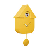 Karlsson Modern Cuckoo Clock | Bright Yellow