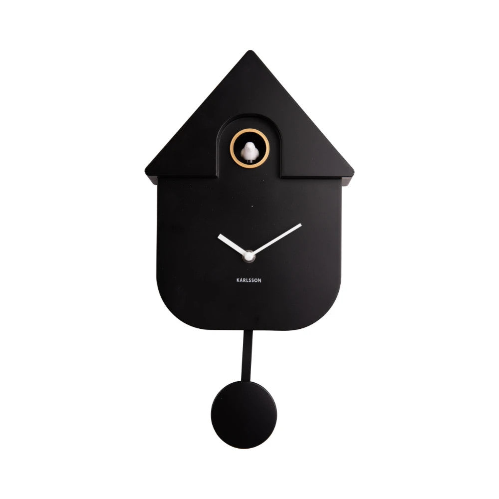 Karlsson Modern Cuckoo Clock | Black