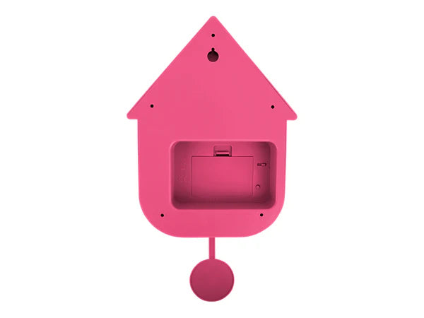 Karlsson Modern Cuckoo Clock | Bright Pink