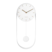 Karlsson Charm Pendulum Clock | White