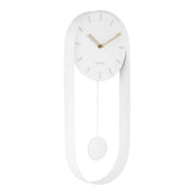 Karlsson Charm Pendulum Clock | White