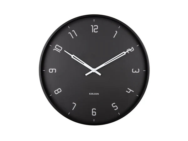 Karlsson Stark Wall Clock | Black