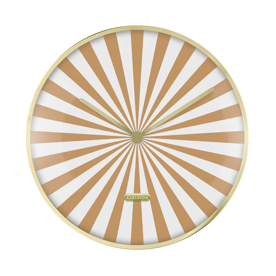 Karlsson Candy Swift Dome Clock | Sand Brown