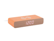 Karlsson Retro Flat LED Clock | Bright Orange